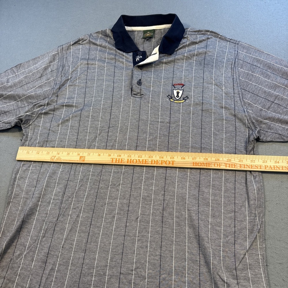 Wood and Irons Polo Golf Shirt MENS LRG  ST. ANDREWS  100% Cotton Made in Italy - Picture 7 of 9